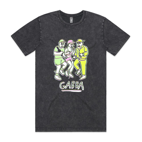 Gabba Tee by Lonely Kids Club. All clothing from our T-shirts to our shorts and hoodies are ethically made, and printed packed and shipped from Sydney.