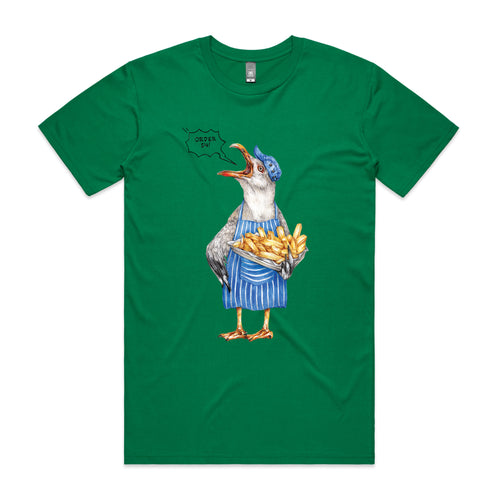 Gail The Gull Tee by Lonely Kids Club. All clothing from our T-shirts to our shorts and hoodies are ethically made, and printed packed and shipped from Sydney.