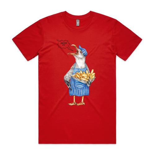 Gail The Gull Tee by Lonely Kids Club. All clothing from our T-shirts to our shorts and hoodies are ethically made, and printed packed and shipped from Sydney.