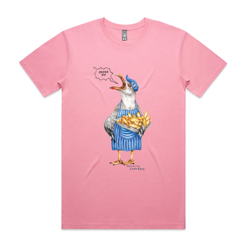 Gail The Gull Tee by Lonely Kids Club. All clothing from our T-shirts to our shorts and hoodies are ethically made, and printed packed and shipped from Sydney.
