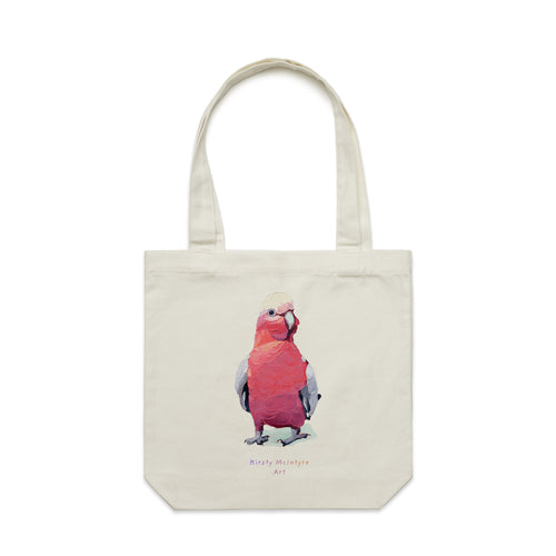 Absolute Galah Tote by Lonely Kids Club. All clothing from our T-shirts to our shorts and hoodies are ethically made, and printed packed and shipped from Sydney.