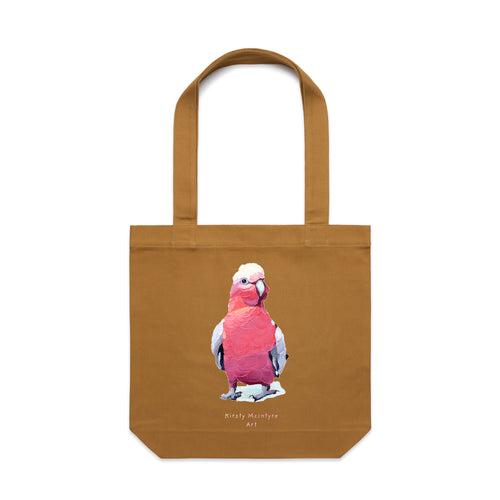 Absolute Galah Tote by Lonely Kids Club. All clothing from our T-shirts to our shorts and hoodies are ethically made, and printed packed and shipped from Sydney.