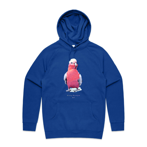 Absolute Galah Hoodie by Lonely Kids Club. All clothing from our T-shirts to our shorts and hoodies are ethically made, and printed packed and shipped from Sydney.