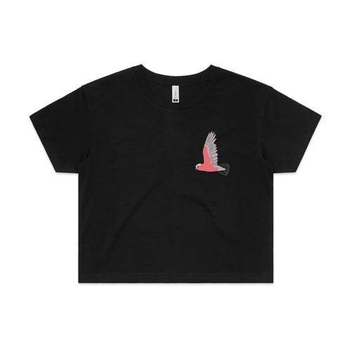 Galah In Flight Tee by Lonely Kids Club. All clothing from our T-shirts to our shorts and hoodies are ethically made, and printed packed and shipped from Sydney.