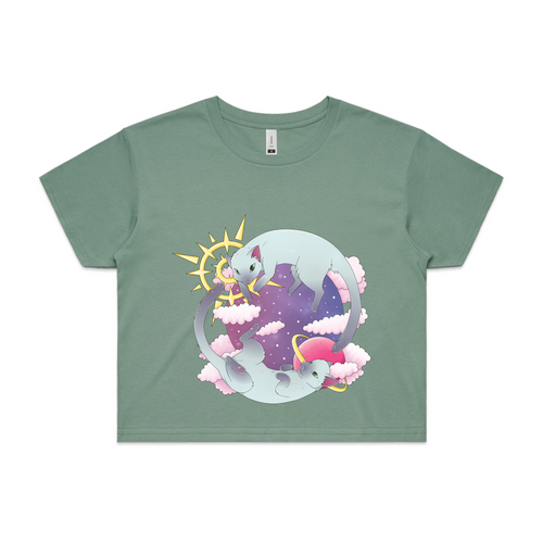 Galaxy Cats Tee by Lonely Kids Club. All clothing from our T-shirts to our shorts and hoodies are ethically made, and printed packed and shipped from Sydney.