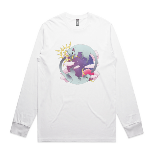 Galaxy Cats Tee by Lonely Kids Club. All clothing from our T-shirts to our shorts and hoodies are ethically made, and printed packed and shipped from Sydney.