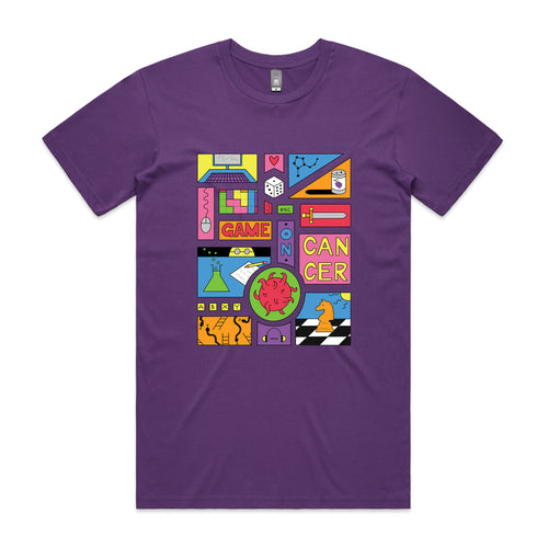 Science Meets Gaming Charity Tee by Lonely Kids Club. All clothing from our T-shirts to our shorts and hoodies are ethically made, and printed packed and shipped from Sydney.