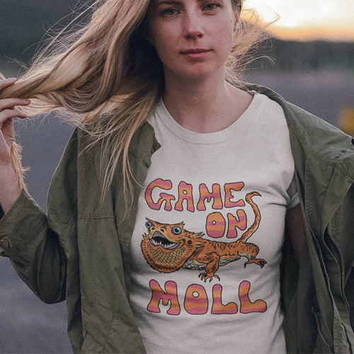 Game On Moll Tee by Lonely Kids Club. All clothing from our T-shirts to our shorts and hoodies are ethically made, and printed packed and shipped from Sydney.