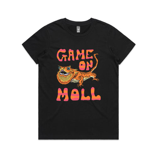 Game On Moll Tee by Lonely Kids Club. All clothing from our T-shirts to our shorts and hoodies are ethically made, and printed packed and shipped from Sydney.