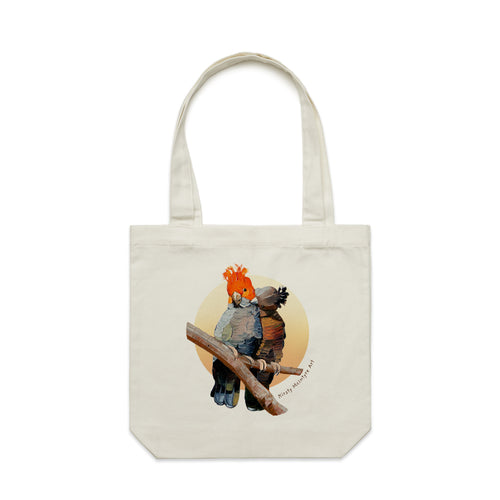 Gang Gang Lovers Tote by Lonely Kids Club. All clothing from our T-shirts to our shorts and hoodies are ethically made, and printed packed and shipped from Sydney.