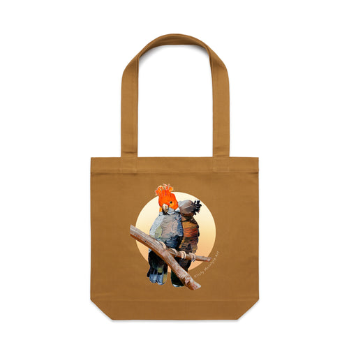 Gang Gang Lovers Tote by Lonely Kids Club. All clothing from our T-shirts to our shorts and hoodies are ethically made, and printed packed and shipped from Sydney.