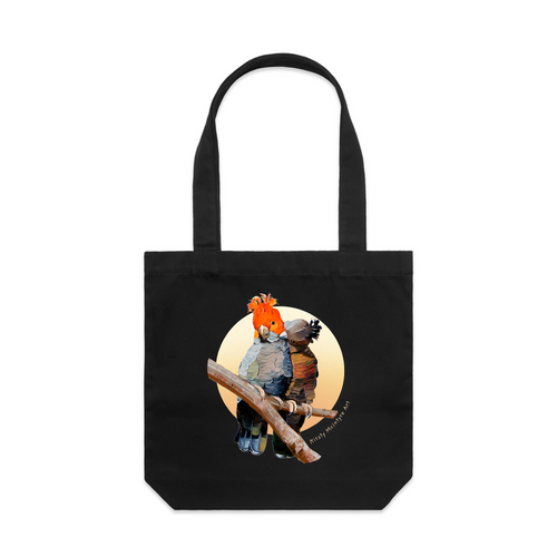 Gang Gang Lovers Tote by Lonely Kids Club. All clothing from our T-shirts to our shorts and hoodies are ethically made, and printed packed and shipped from Sydney.