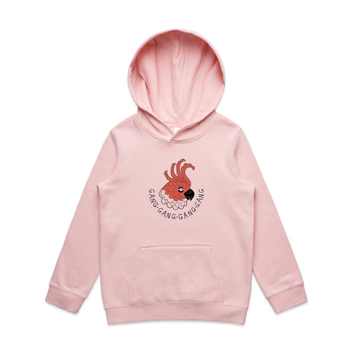 Gang Gang Gang Gang Kids Hoodie by Lonely Kids Club. All clothing from our T-shirts to our shorts and hoodies are ethically made, and printed packed and shipped from Sydney.