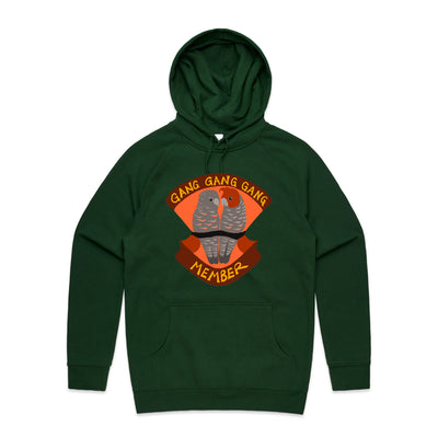 Gang Gang Gang Member Hoodie by Lonely Kids Club. All clothing from our T-shirts to our shorts and hoodies are ethically made, and printed packed and shipped from Sydney.