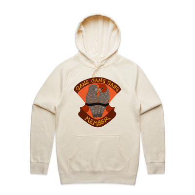 Gang Gang Gang Member Hoodie by Lonely Kids Club. All clothing from our T-shirts to our shorts and hoodies are ethically made, and printed packed and shipped from Sydney.