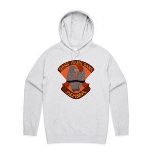 Gang Gang Gang Member Hoodie by Lonely Kids Club. All clothing from our T-shirts to our shorts and hoodies are ethically made, and printed packed and shipped from Sydney.