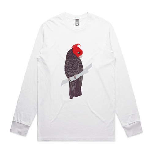 Gang Gang On Branch Tee by Lonely Kids Club. All clothing from our T-shirts to our shorts and hoodies are ethically made, and printed packed and shipped from Sydney.