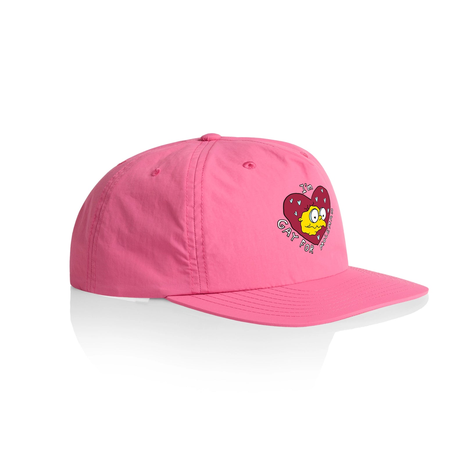 Gay For Moleman Cap by Lonely Kids Club. All clothing from our T-shirts to our shorts and hoodies are ethically made, and printed packed and shipped from Sydney.
