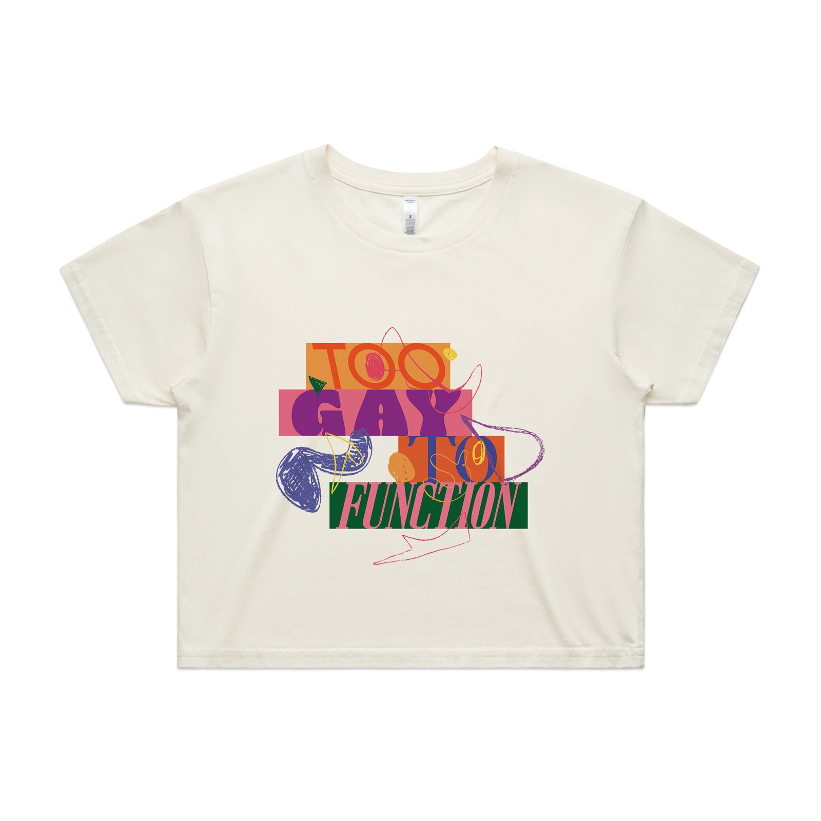 Too Gay To Function Tee