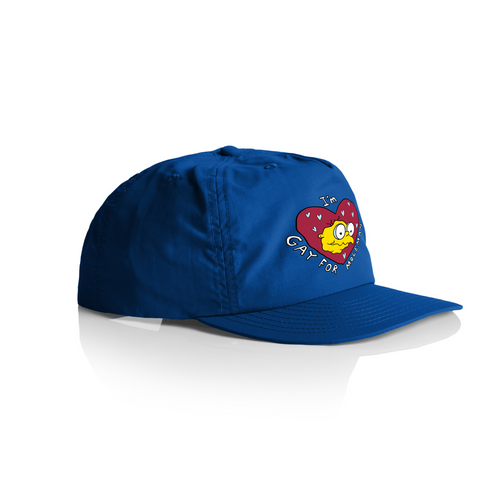 Gay For Moleman Cap by Lonely Kids Club. All clothing from our T-shirts to our shorts and hoodies are ethically made, and printed packed and shipped from Sydney.