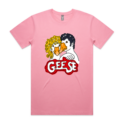Geese Tee by Lonely Kids Club. All clothing from our T-shirts to our shorts and hoodies are ethically made, and printed packed and shipped from Sydney.