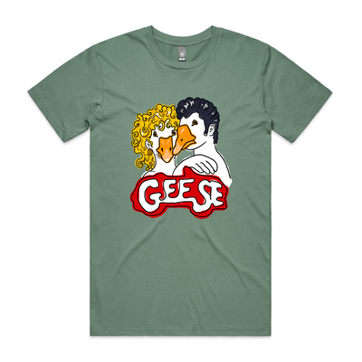 Geese Tee by Lonely Kids Club. All clothing from our T-shirts to our shorts and hoodies are ethically made, and printed packed and shipped from Sydney.