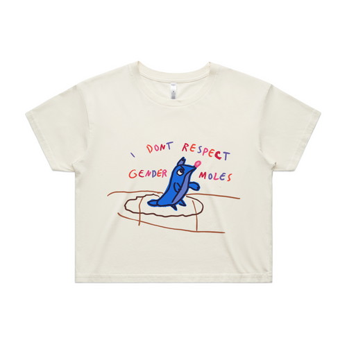 Gender Moles Tee by Lonely Kids Club. All clothing from our T-shirts to our shorts and hoodies are ethically made, and printed packed and shipped from Sydney.