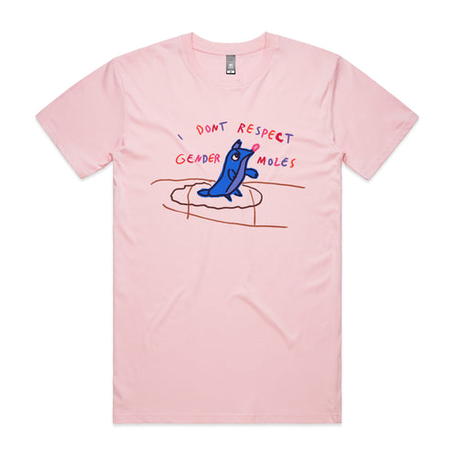 Gender Moles Tee by Lonely Kids Club. All clothing from our T-shirts to our shorts and hoodies are ethically made, and printed packed and shipped from Sydney.