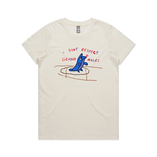 Gender Moles Tee by Lonely Kids Club. All clothing from our T-shirts to our shorts and hoodies are ethically made, and printed packed and shipped from Sydney.