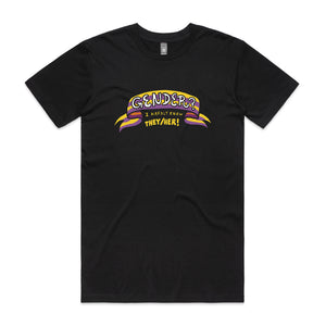 Gender? Tee by Lonely Kids Club. All clothing from our T-shirts to our shorts and hoodies are ethically made, and printed packed and shipped from Sydney.