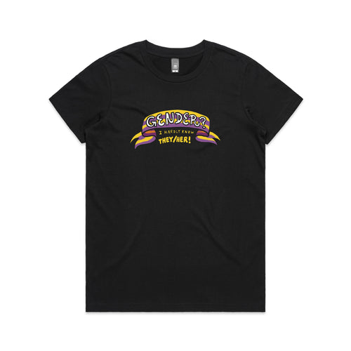 Gender? Tee by Lonely Kids Club. All clothing from our T-shirts to our shorts and hoodies are ethically made, and printed packed and shipped from Sydney.