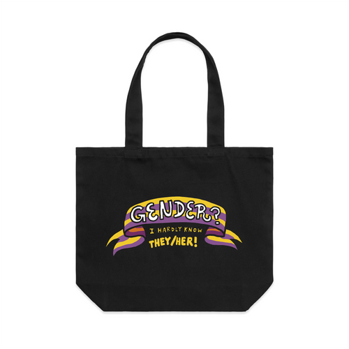 Gender? Tote by Lonely Kids Club. All clothing from our T-shirts to our shorts and hoodies are ethically made, and printed packed and shipped from Sydney.