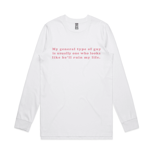 General Type Of Guy Tee by Lonely Kids Club. All clothing from our T-shirts to our shorts and hoodies are ethically made, and printed packed and shipped from Sydney.