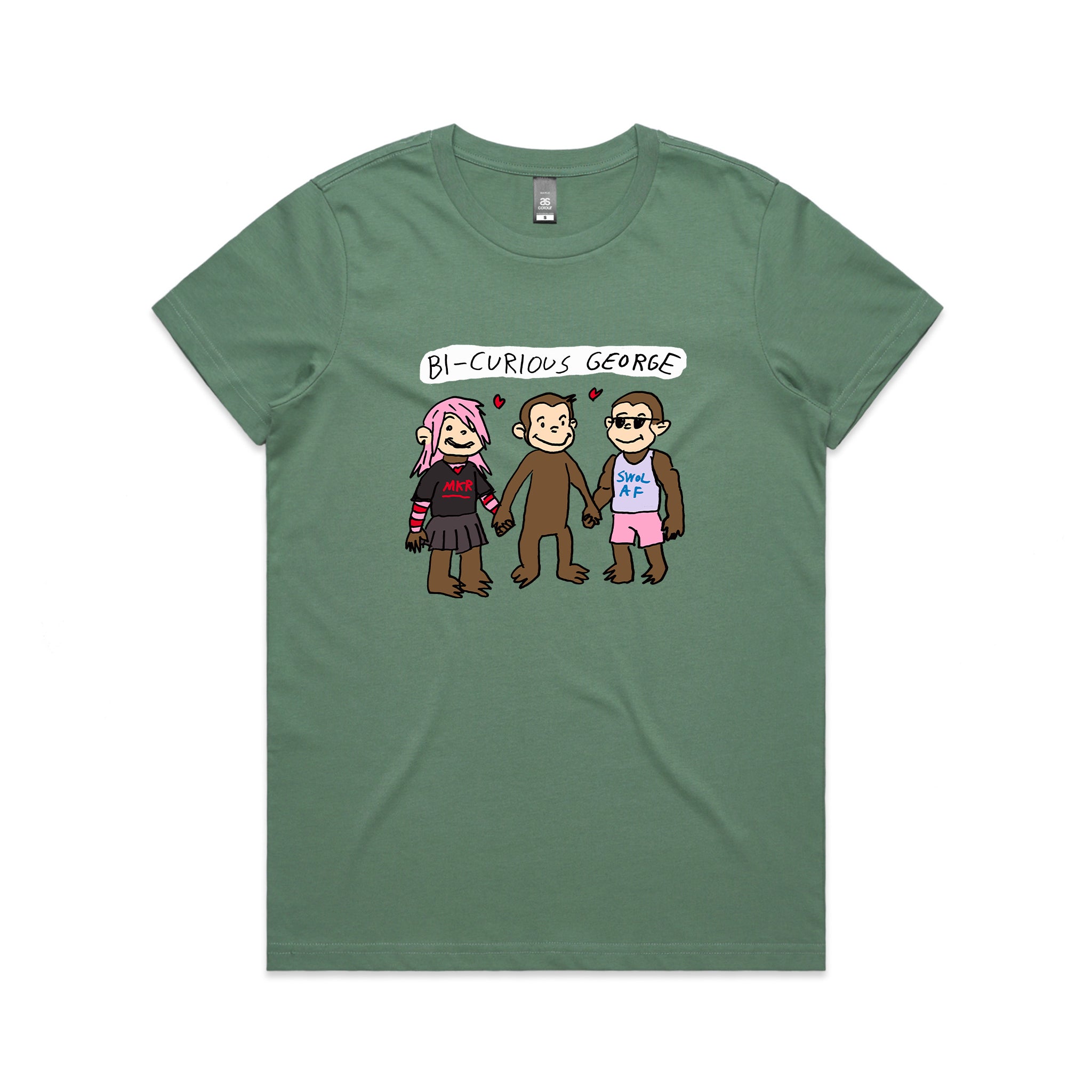 Bi-Curious George Tee