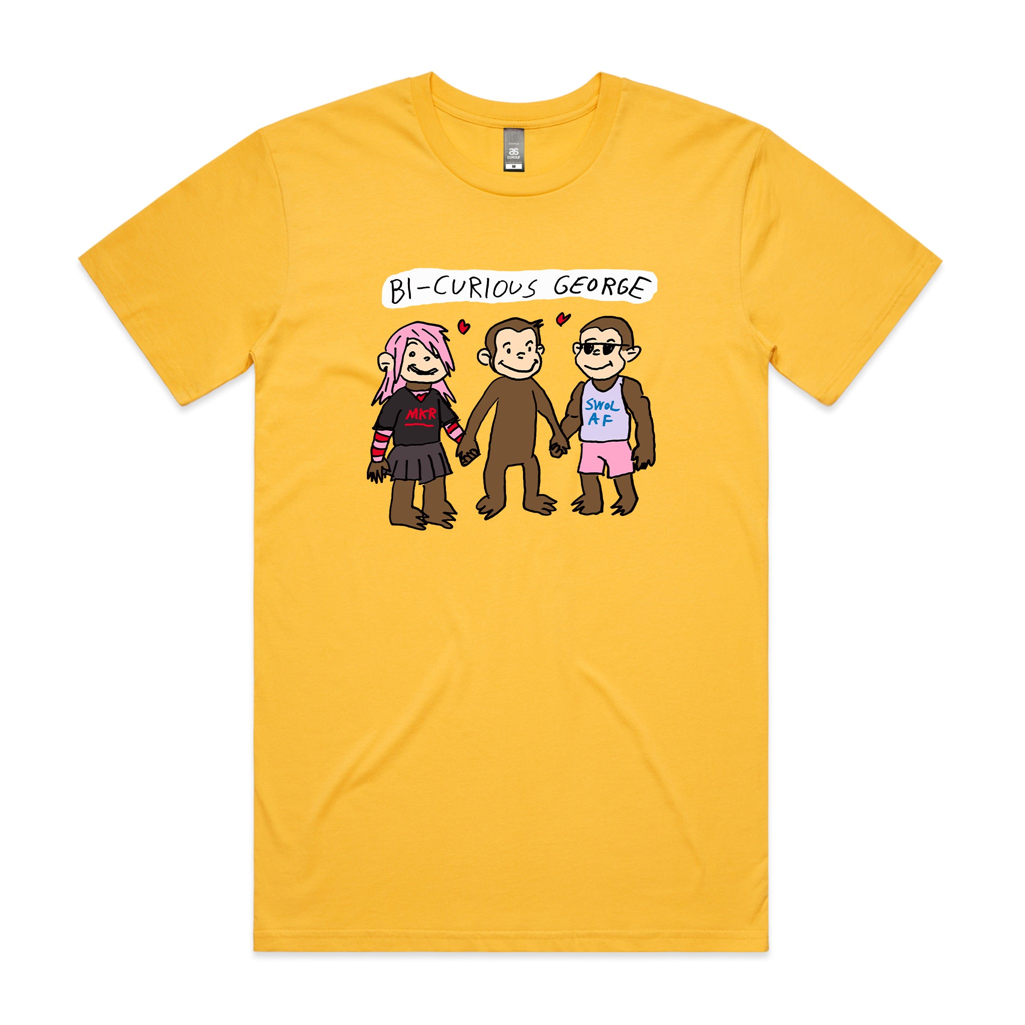 Bi-Curious George Tee