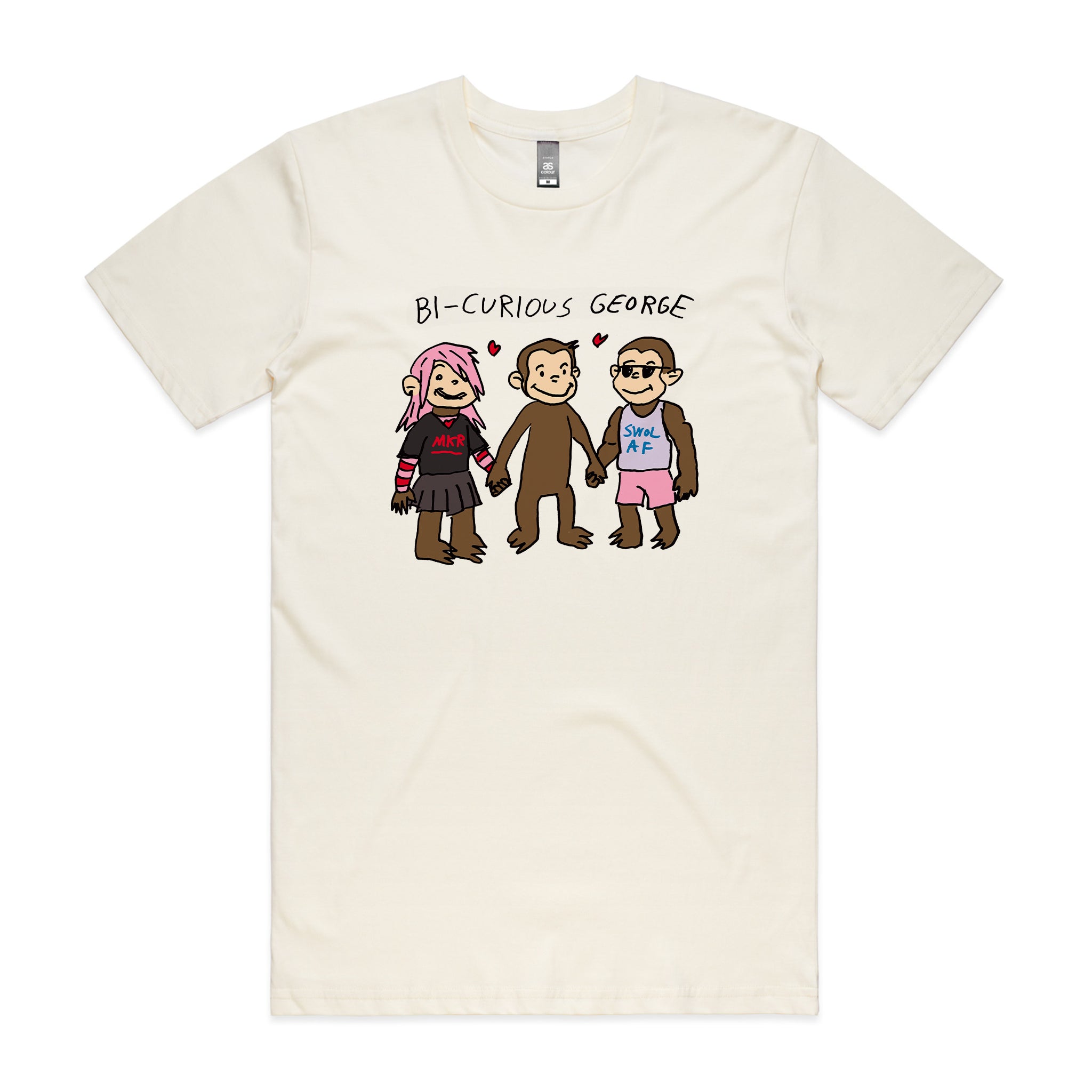 Bi-Curious George Tee