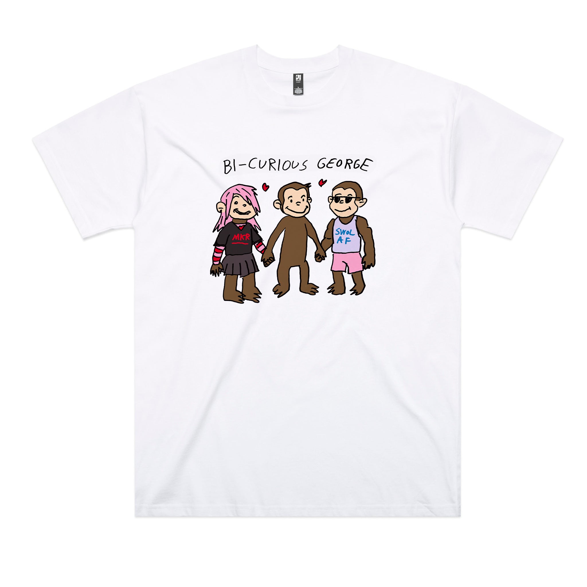 Bi-Curious George Tee