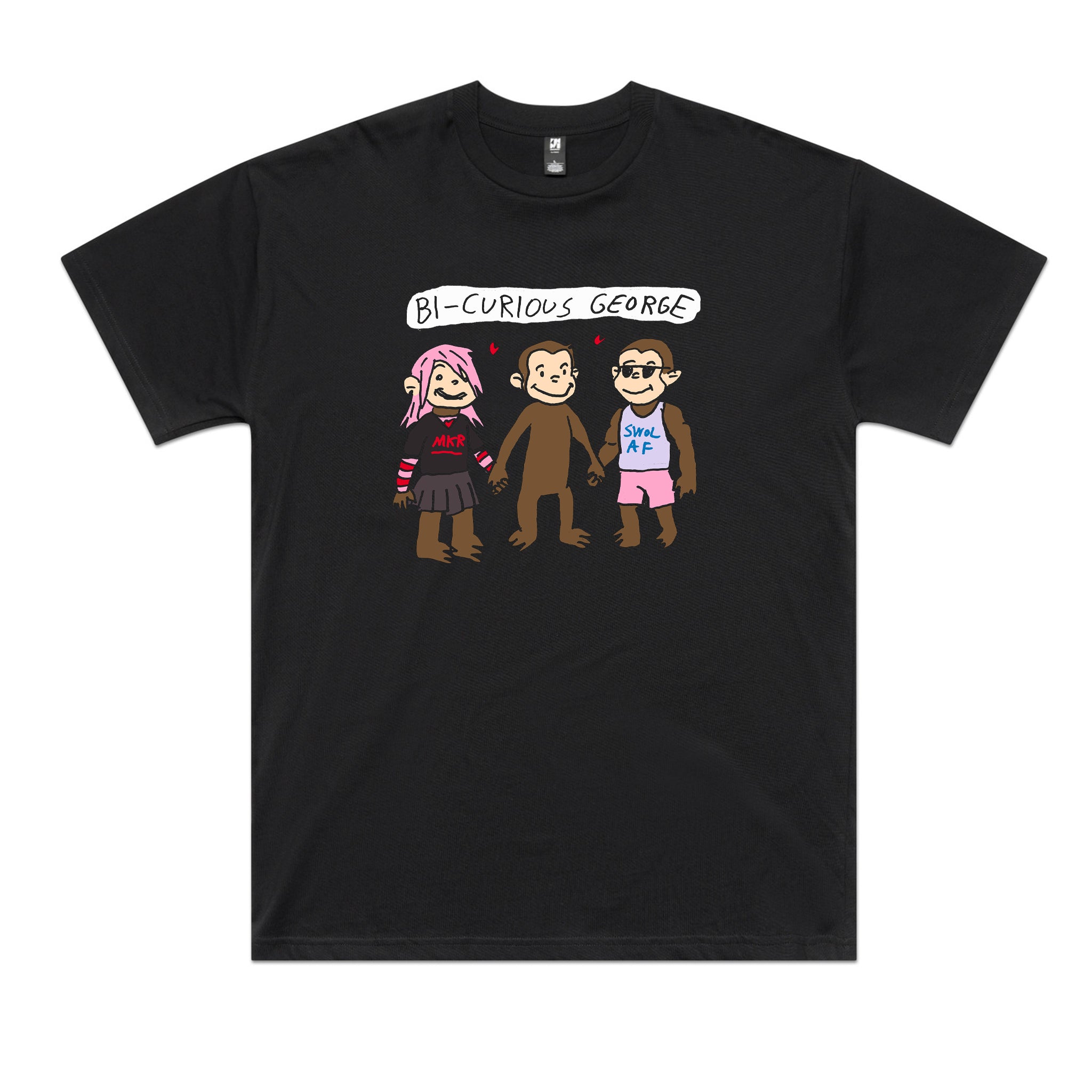 Bi-Curious George Tee