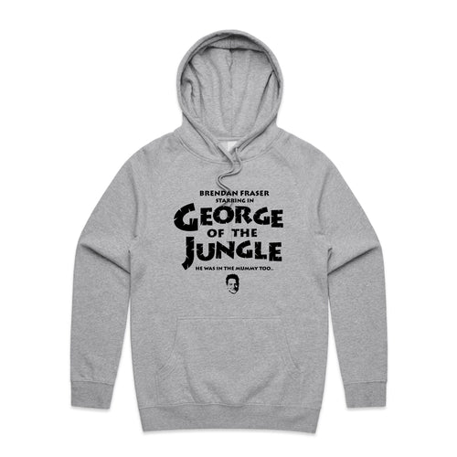 George Of The Jungle Hoodie by Lonely Kids Club. All clothing from our T-shirts to our shorts and hoodies are ethically made, and printed packed and shipped from Sydney.