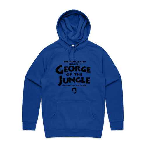 George Of The Jungle Hoodie by Lonely Kids Club. All clothing from our T-shirts to our shorts and hoodies are ethically made, and printed packed and shipped from Sydney.