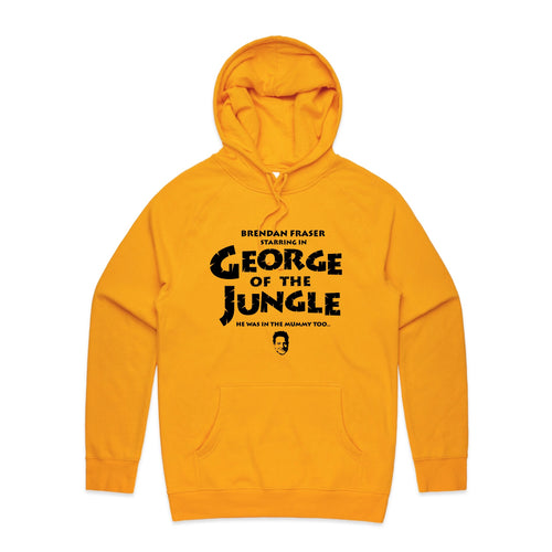 George Of The Jungle Hoodie by Lonely Kids Club. All clothing from our T-shirts to our shorts and hoodies are ethically made, and printed packed and shipped from Sydney.