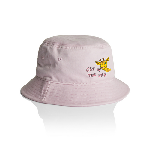 Get In The Van Bucket Hat by Lonely Kids Club. All clothing from our T-shirts to our shorts and hoodies are ethically made, and printed packed and shipped from Sydney.