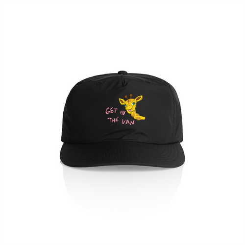 Get In The Van Cap by Lonely Kids Club. All clothing from our T-shirts to our shorts and hoodies are ethically made, and printed packed and shipped from Sydney.