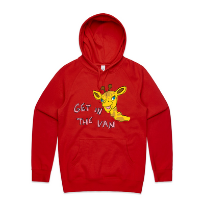Get in the van healthy harold hoodie. Printed in Sydney by Lonely Kids Club. 
