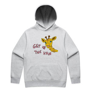 Get In The Van Hoodie by Lonely Kids Club. All clothing from our T-shirts to our shorts and hoodies are ethically made, and printed packed and shipped from Sydney.