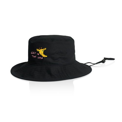 Get In The Van Sun Hat by Lonely Kids Club. All clothing from our T-shirts to our shorts and hoodies are ethically made, and printed packed and shipped from Sydney.