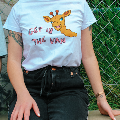 Get In The Van Healthy Harold Meme T-shirt. The original and only Healthy Harold inspired Get in The Van Tee. printed on order in Australia. 