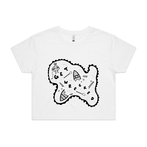 Get Wrecked Tee by Lonely Kids Club. All clothing from our T-shirts to our shorts and hoodies are ethically made, and printed packed and shipped from Sydney.