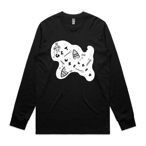 Get Wrecked Tee by Lonely Kids Club. All clothing from our T-shirts to our shorts and hoodies are ethically made, and printed packed and shipped from Sydney.