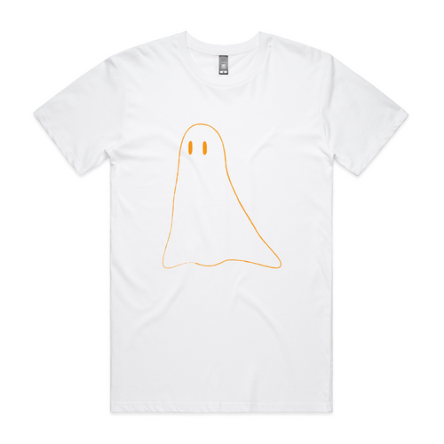 Ghost Tee by Lonely Kids Club. All clothing from our T-shirts to our shorts and hoodies are ethically made, and printed packed and shipped from Sydney.